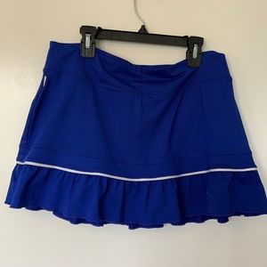 Nike Dri-Fit, blue tennis skirt